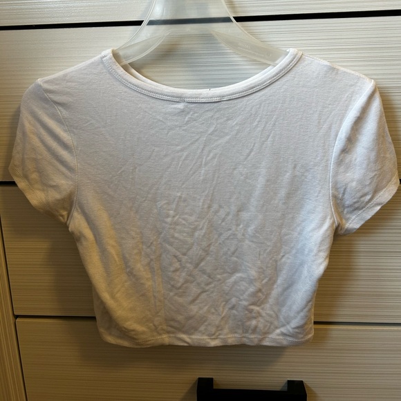 Zara White Crop top - Picture 2 of 2
